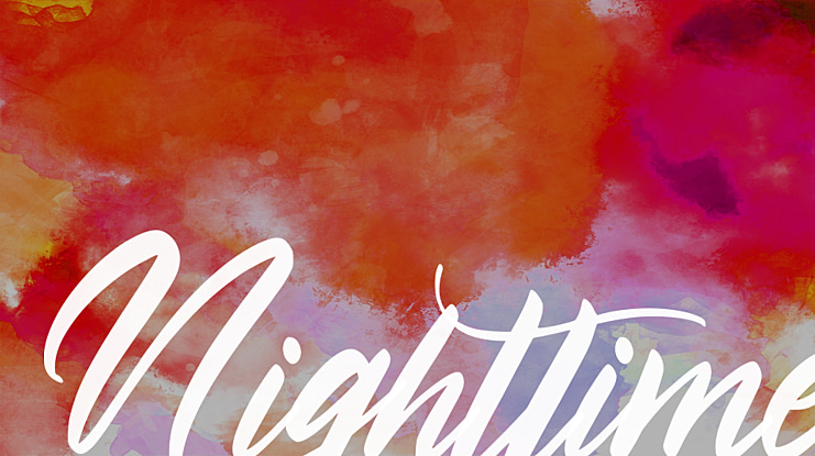 Nighttime Font