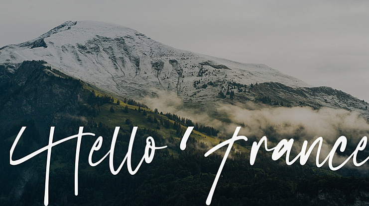 Hello France Font