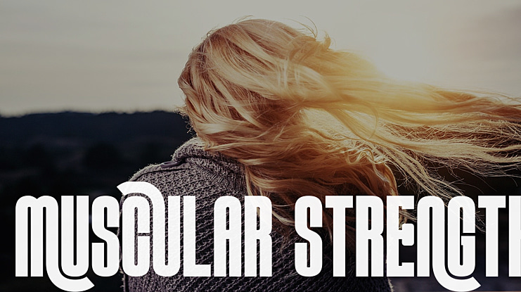 MUSCULAR STRENGTH Font