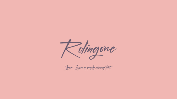 Rolingone Font