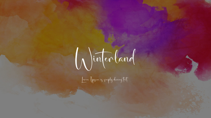Winterland Font