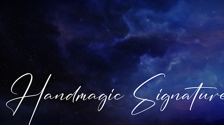 Handmagic Signature Font Family