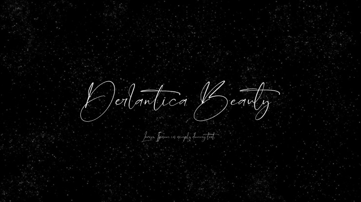 Derlantica Beauty Font