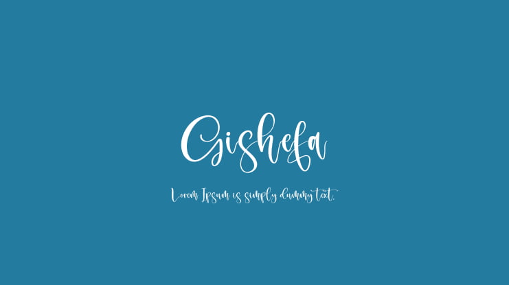 Gishefa Font
