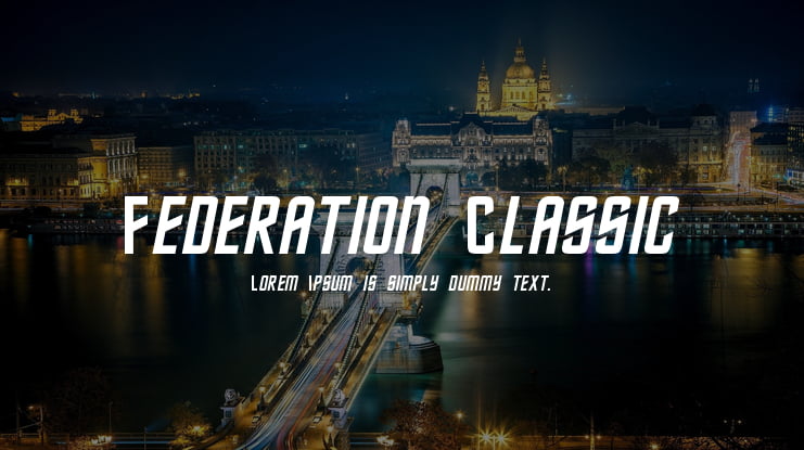 Federation Classic Font