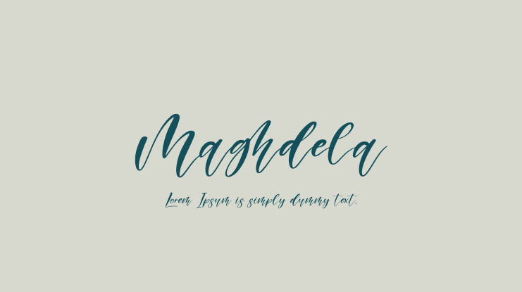 Maghdela Font