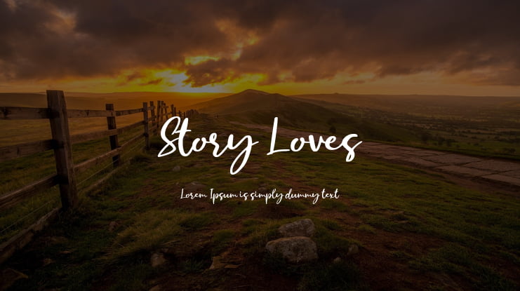 Story Loves Font