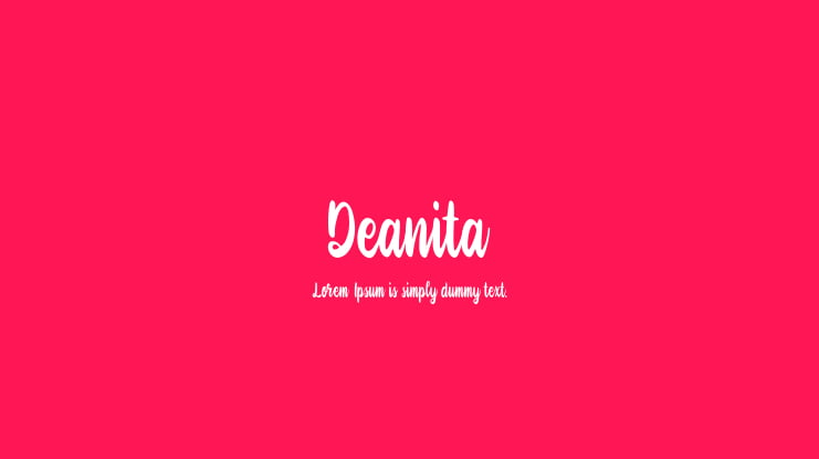 Deanita Font