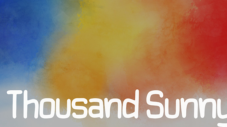 Thousand Sunny Font