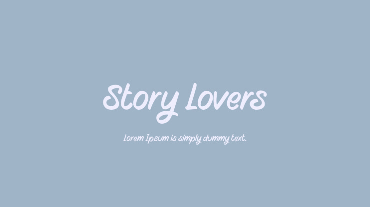 Story Lovers Font