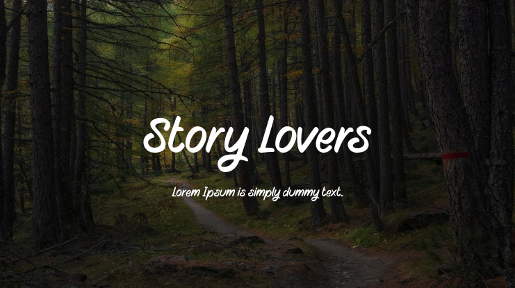 Story Lovers Font