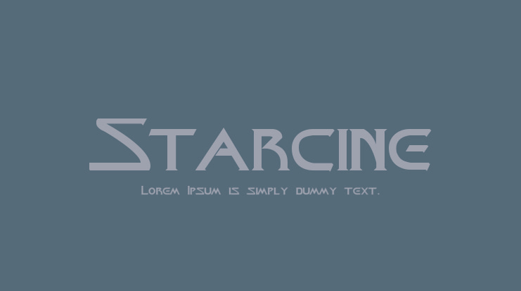 Starcine Font