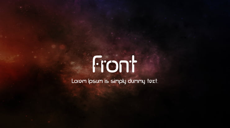 Front Font