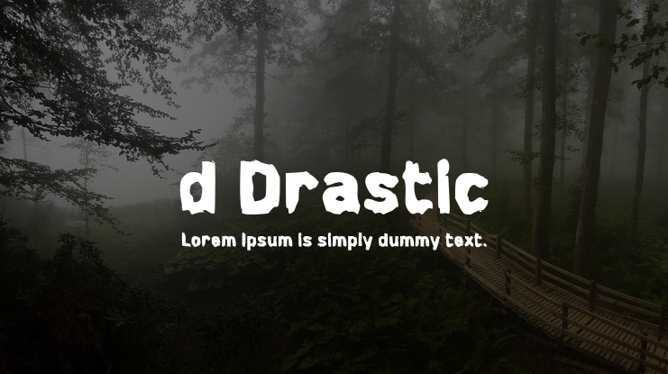 d Drastic Font