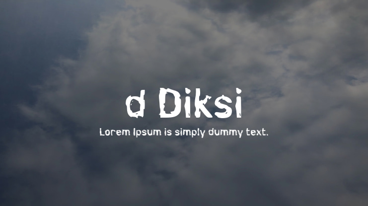 d Diksi Font