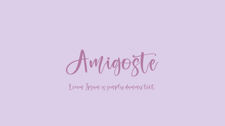 Amigoste Font