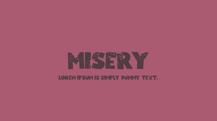 Misery Font