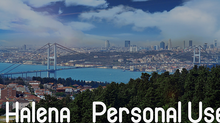 Halena - Personal Use Font