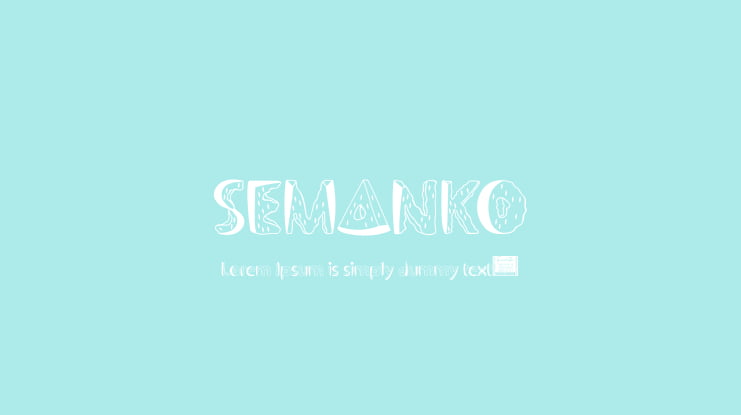 SEMANKO Font