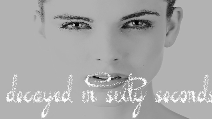Decayed in Sixty Seconds Font