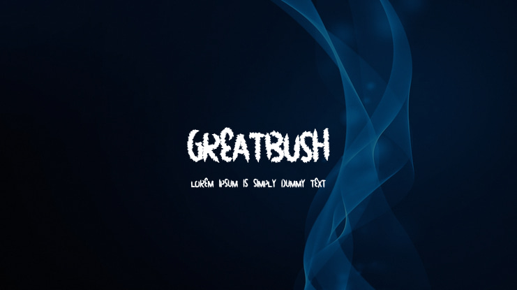 GreatBush Font