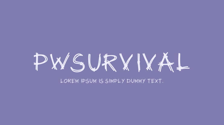 PWSurvival Font