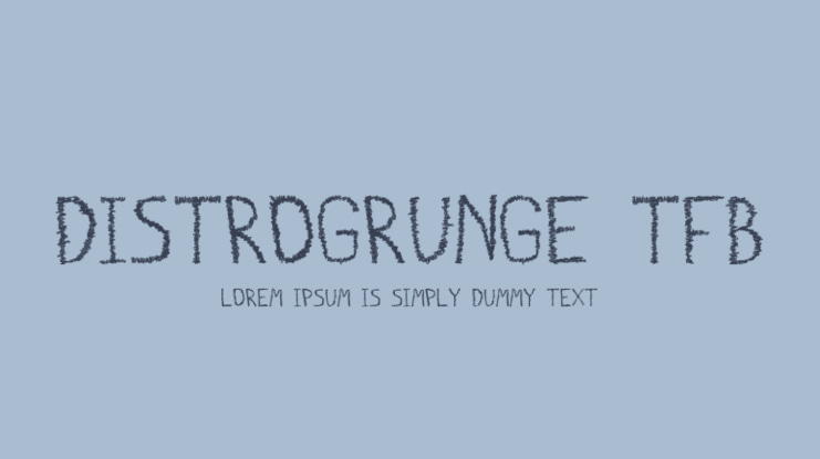 distrogrunge tfb Font