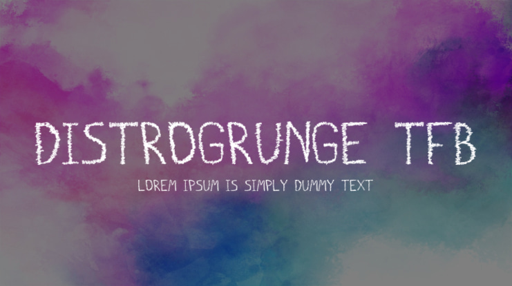 distrogrunge tfb Font