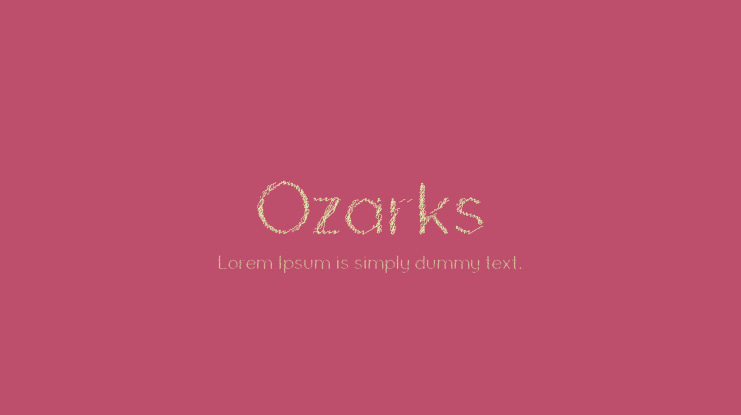 Ozarks Font Family