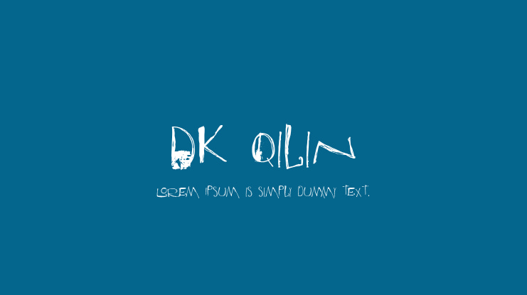 DK Qilin Font