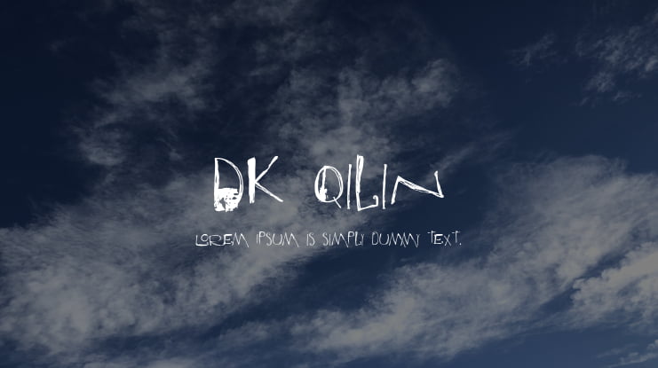 DK Qilin Font