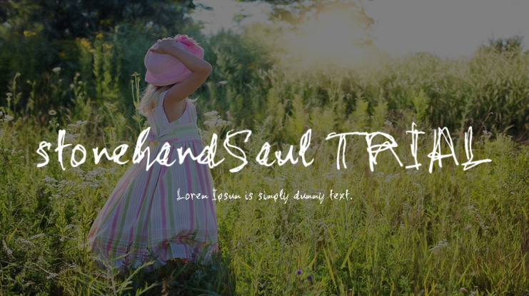 stonehandSaul_TRIAL Font