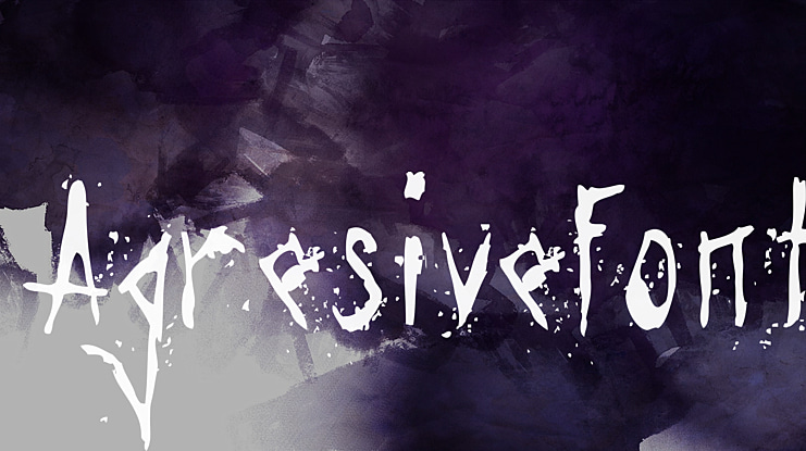 Agresivefont Font
