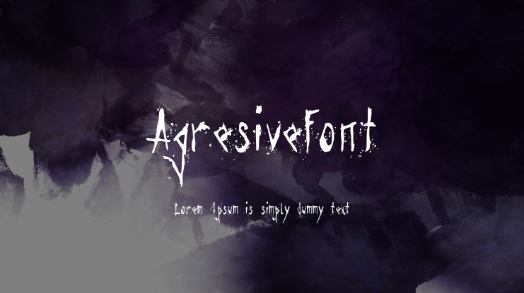 Agresivefont Font