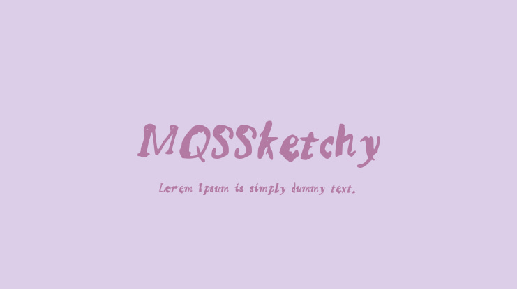 MQSSketchy Font