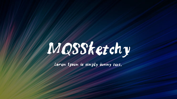 MQSSketchy Font