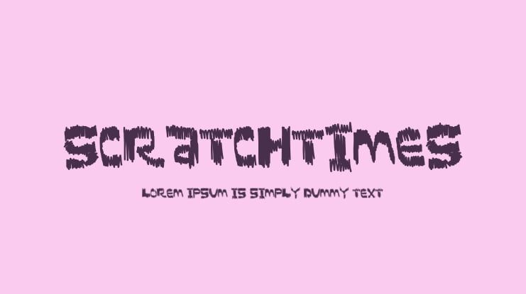 ScratchTimes Font