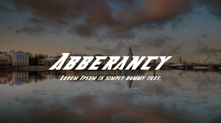 Abberancy Font
