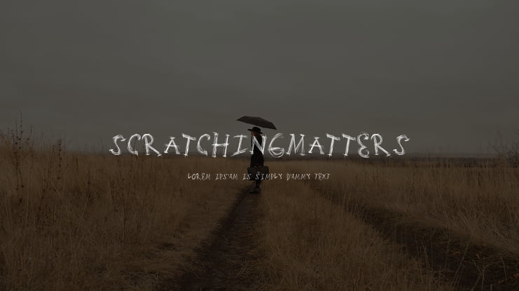 ScratchingMatters Font