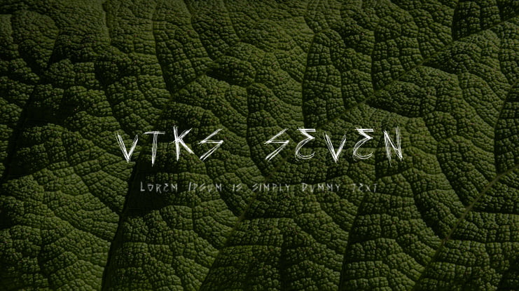 vtks seven Font