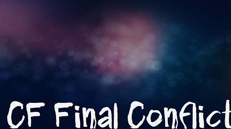 CF Final Conflict Font