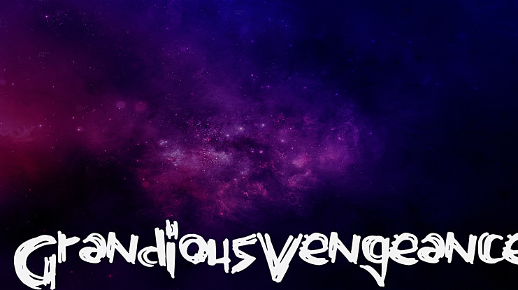 GrandiousVengeance Font