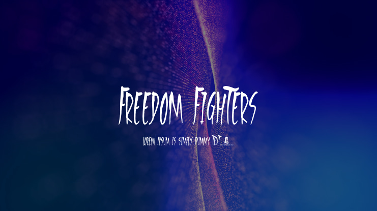 Freedom Fighters Font