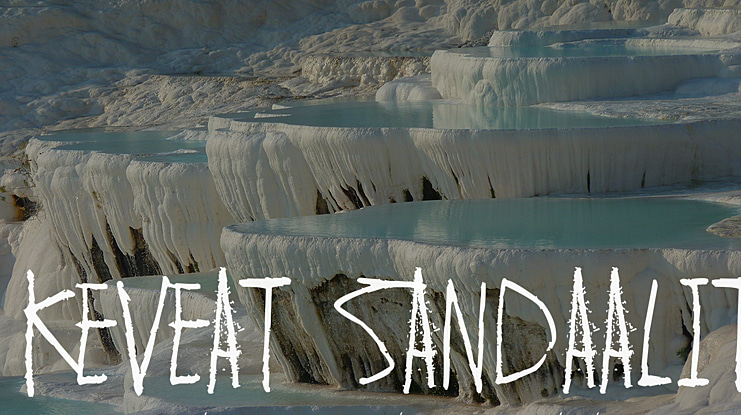 Keveat sandaalit Font