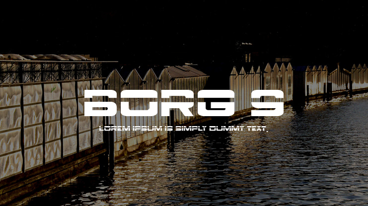 Borg 9 Font