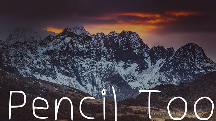 Pencil Tool Font