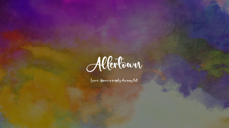Allertown Font