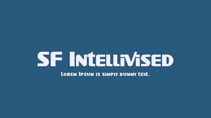 SF Intellivised Font Family