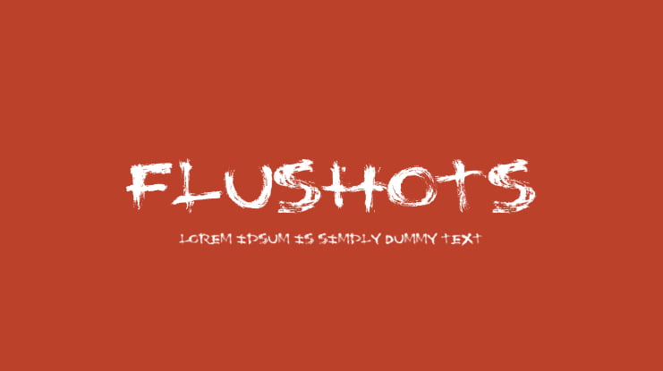 FluShots Font