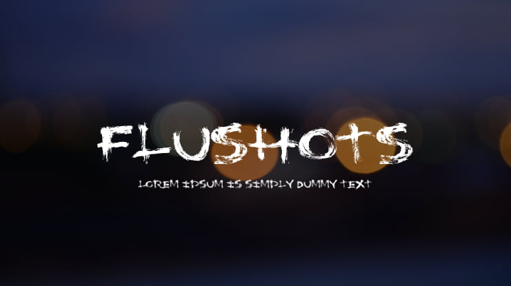 FluShots Font